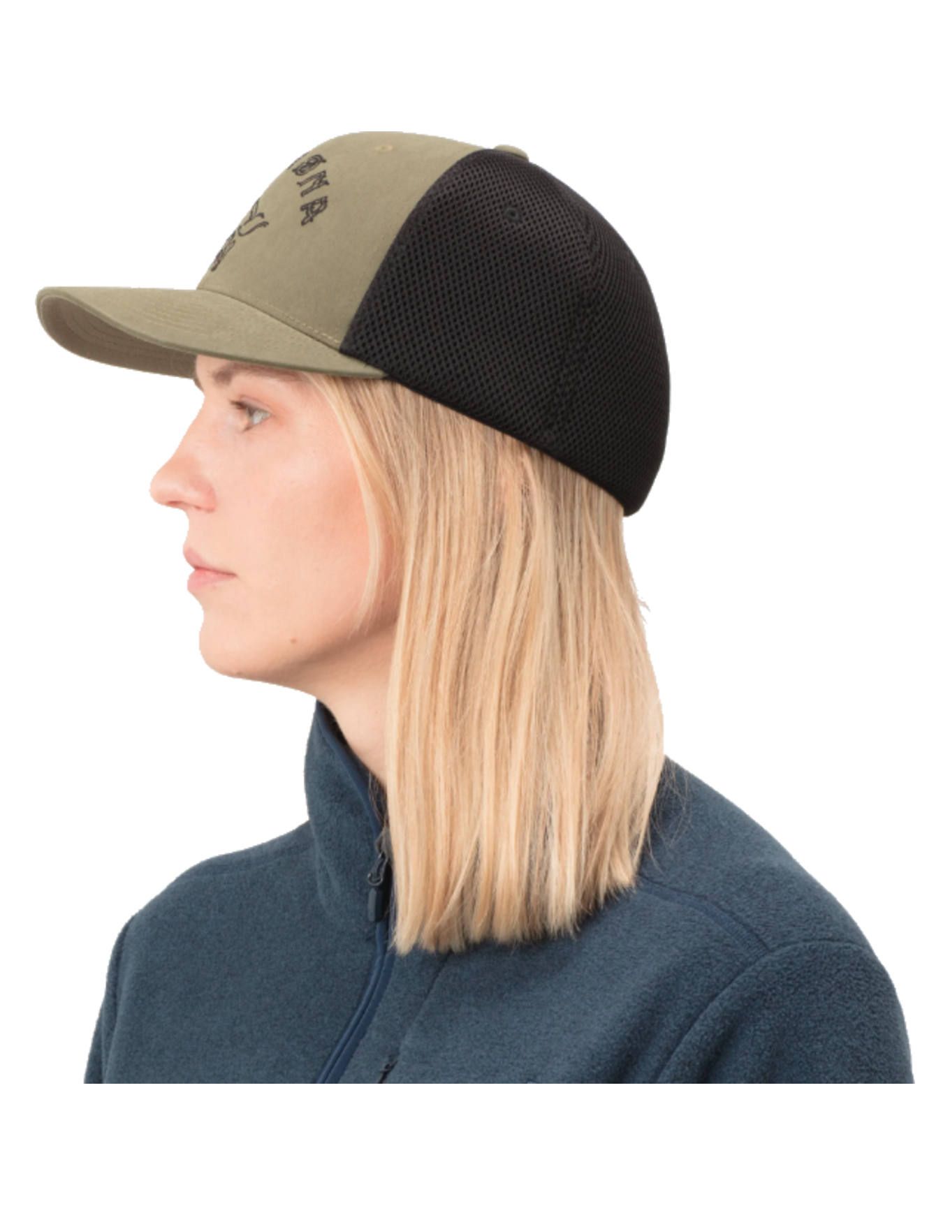 /29 3D Mesh Flexfit Cap Olive Night/Caviar – Image 3