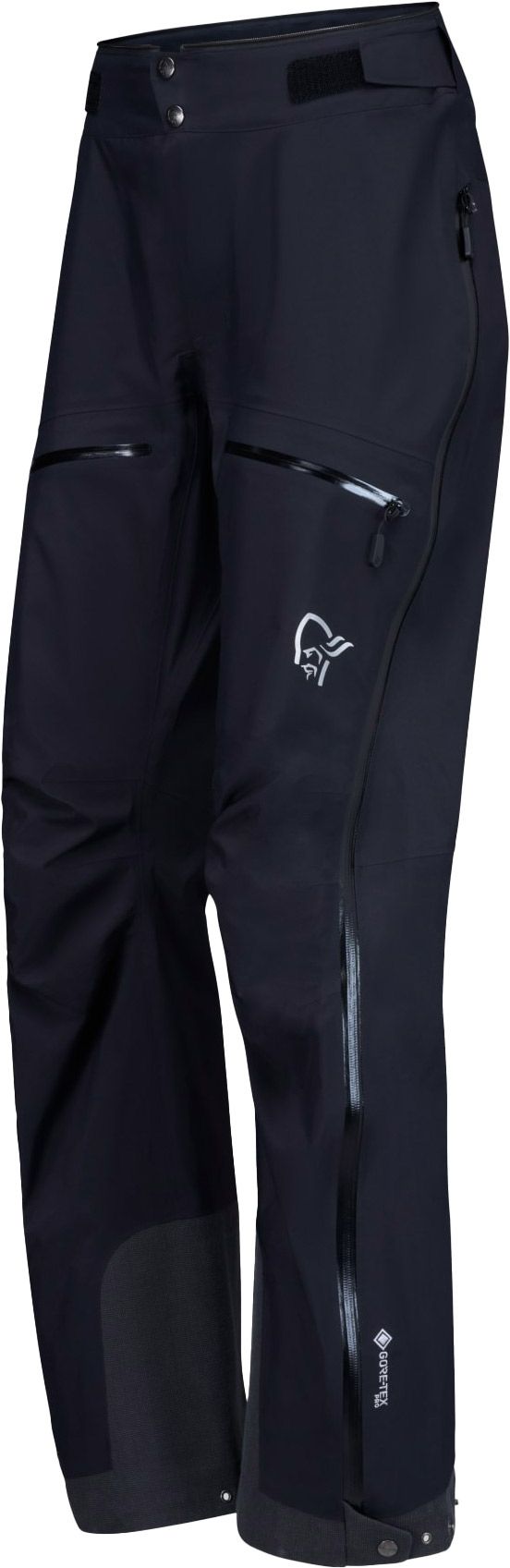 Trollveggen Gore-Tex Pro Light Pants W Caviar Black – Image 3