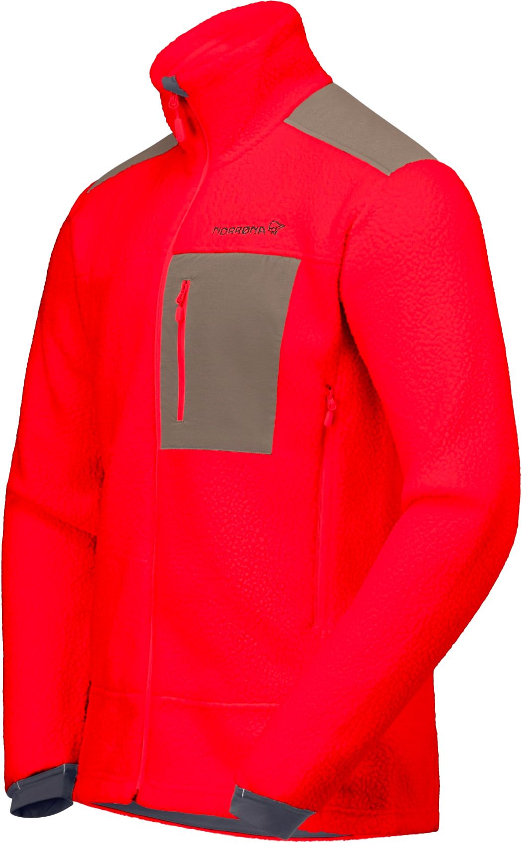Trollveggen Warm3 Jacket M Flame Scarlet – Image 3
