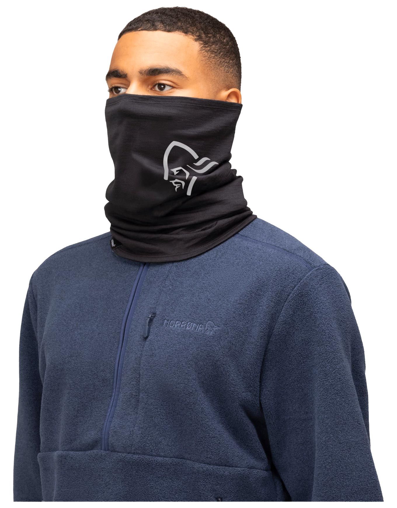 /29 Pureull Neck Caviar Black