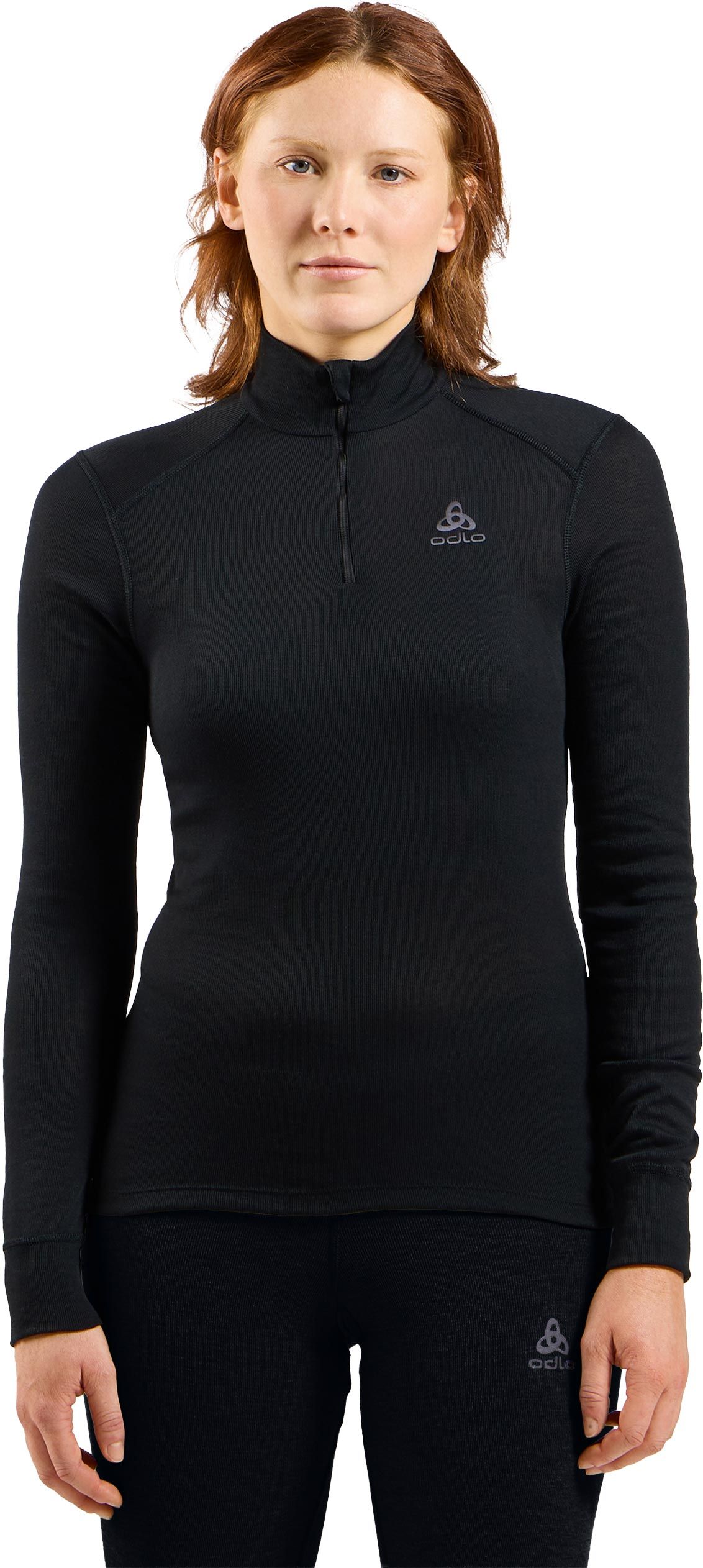 BL Top Turtle Neck LS Half Zip Active Warm Eco W Black – Image 4
