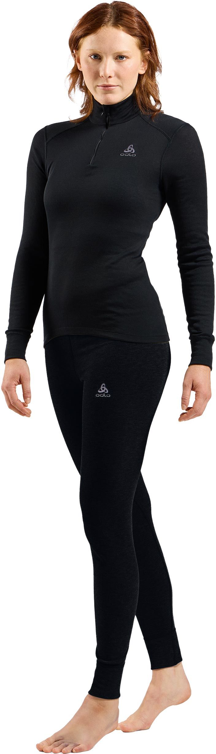 BL Top Turtle Neck LS Half Zip Active Warm Eco W Black – Image 6