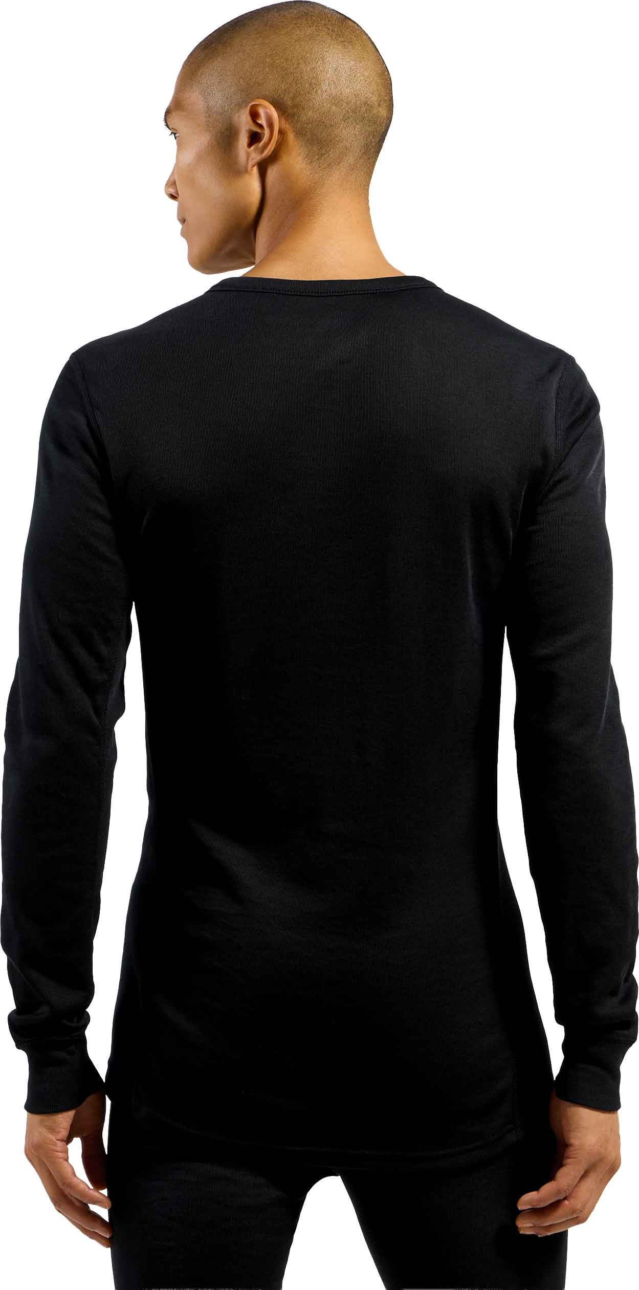 BL Top Crew Neck LS Active Warm Eco M Black – Image 2