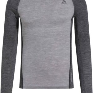 BL Top Crew Neck LS Performance 150 M Grey Melange/Dark Grey Melange