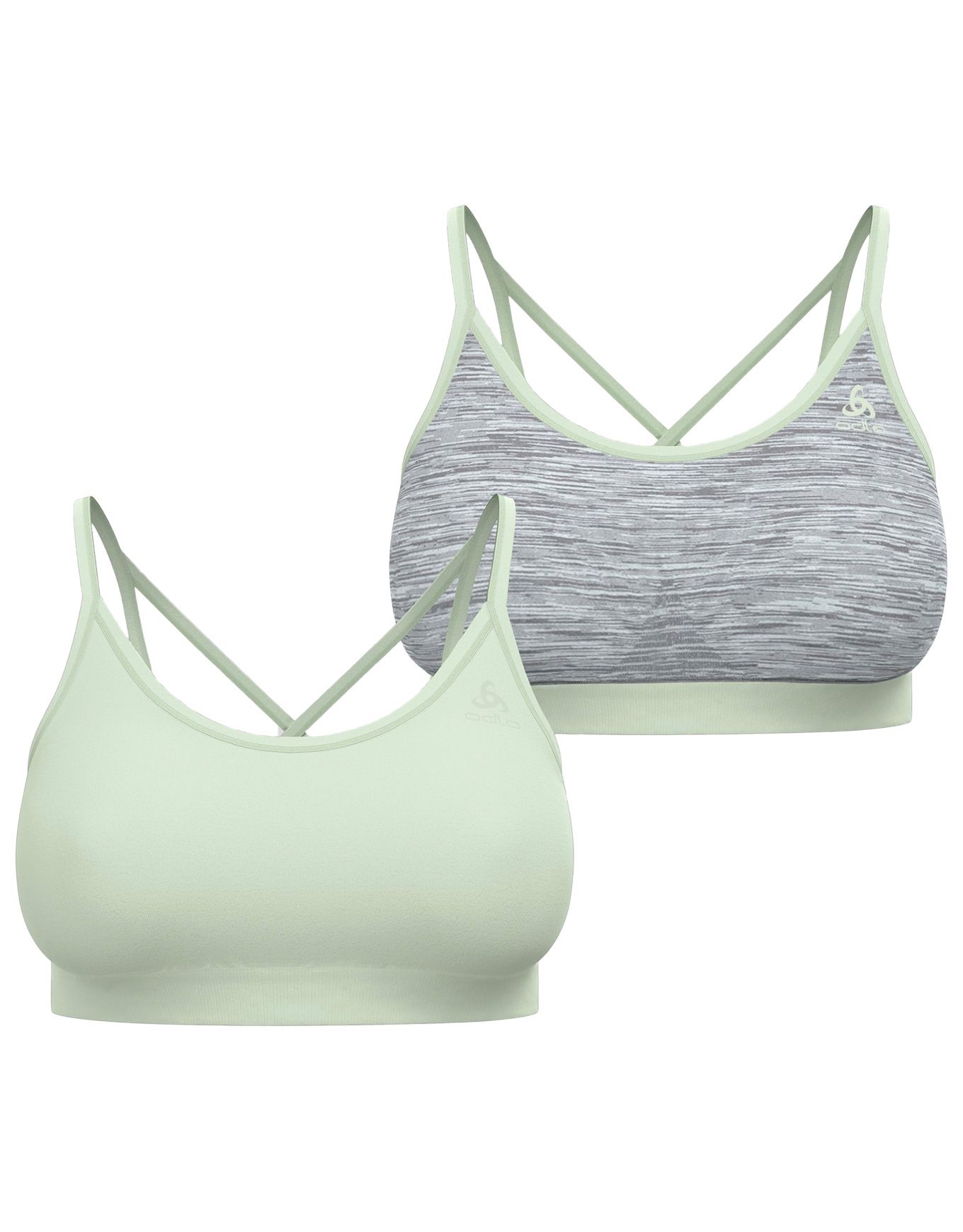Seamless Low Sport Bra W Ambrosia - Grey Melange – Image 2