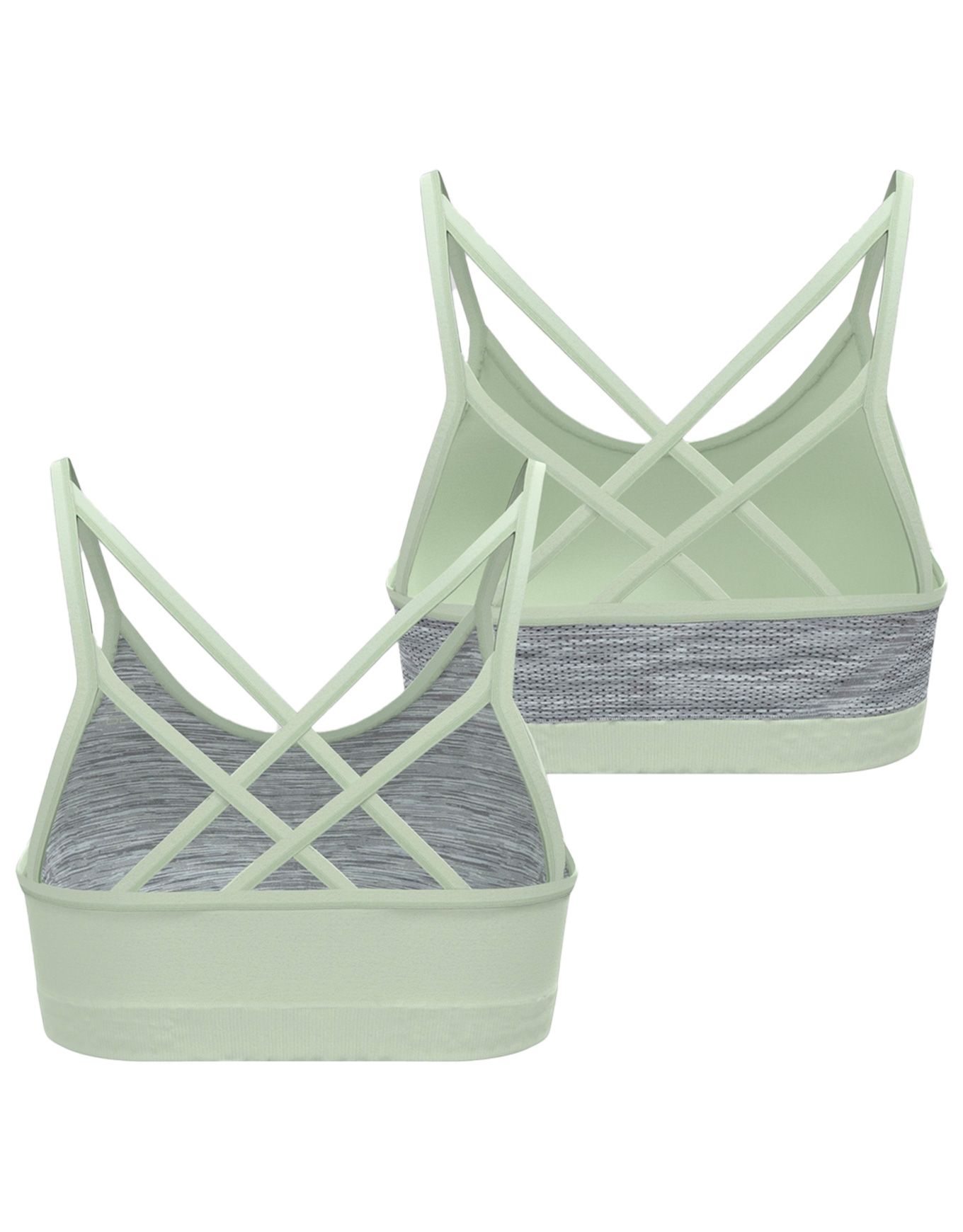 Seamless Low Sport Bra W Ambrosia - Grey Melange – Image 3