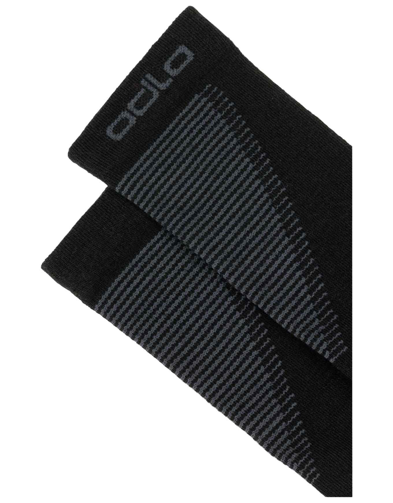 Socks Crew Active Warm Running Black – Image 2