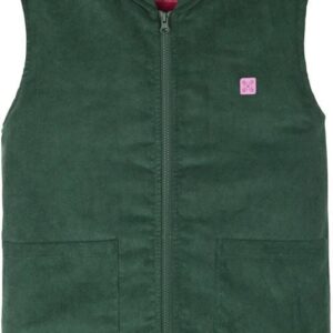 Corduroy Free Sleeve Cardigan Mountain Green