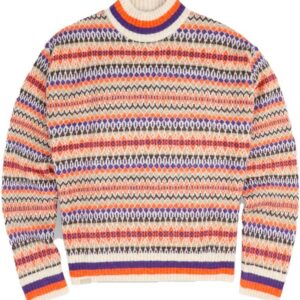 Striped Jacquard Sweater Multicolore