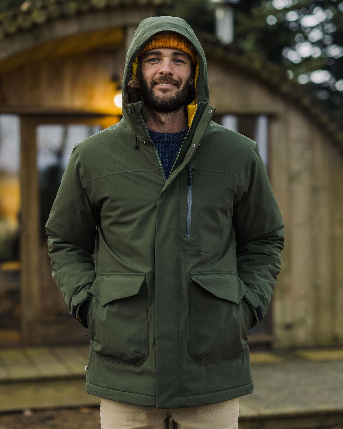 Rainier Recycled Waterproof Parka Fir Tree – Image 4