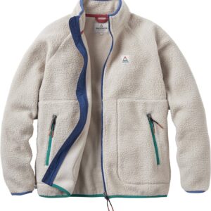 Fairbanks Full Zip Recycled Sherpa Fleece W Oatmeal