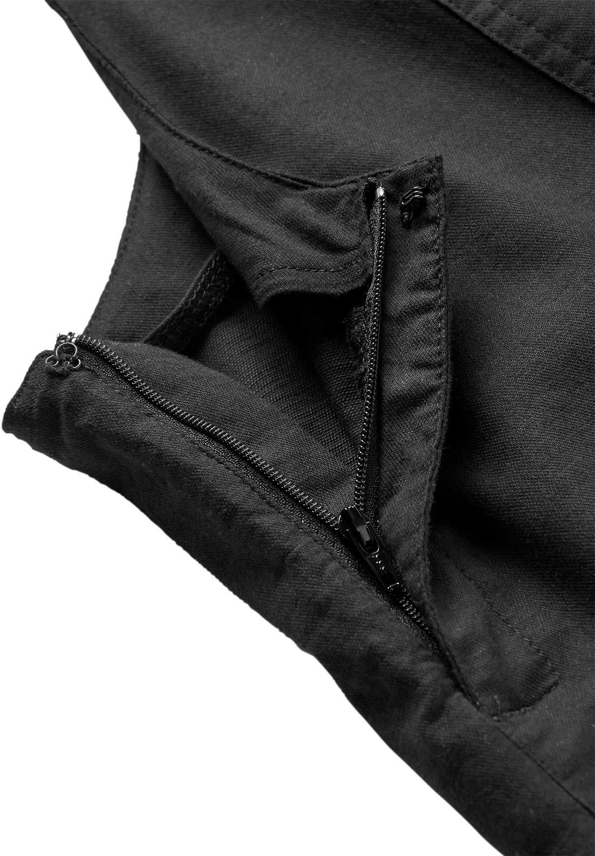 Meadows Organic Cotton Dungarees W Black – Image 4