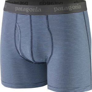 M's Essential Boxer Briefs - 3 in. Fathom Stripe: New Navy