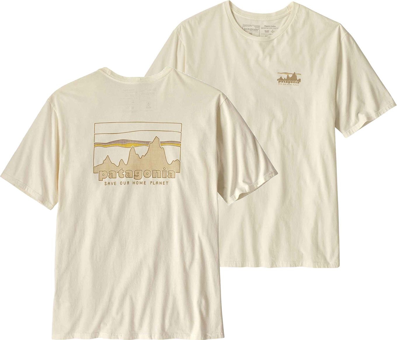 M's '73 Skyline Organic T-Shirt Birch White – Image 4