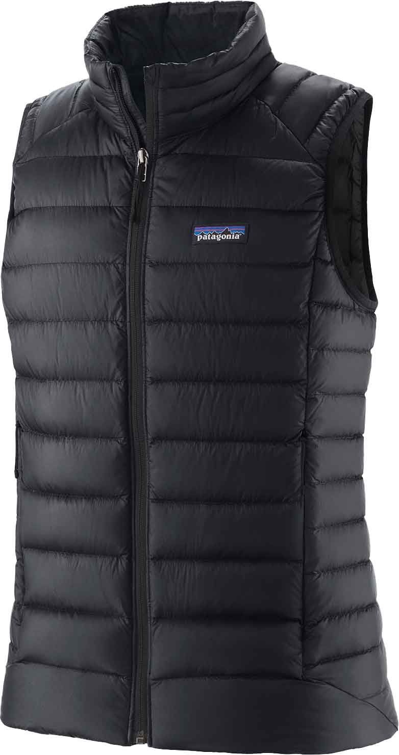 W's Down Sweater Vest Black – Image 3