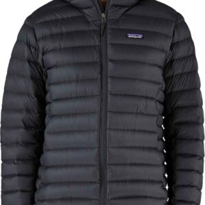 M's Down Sweater Hoody Black