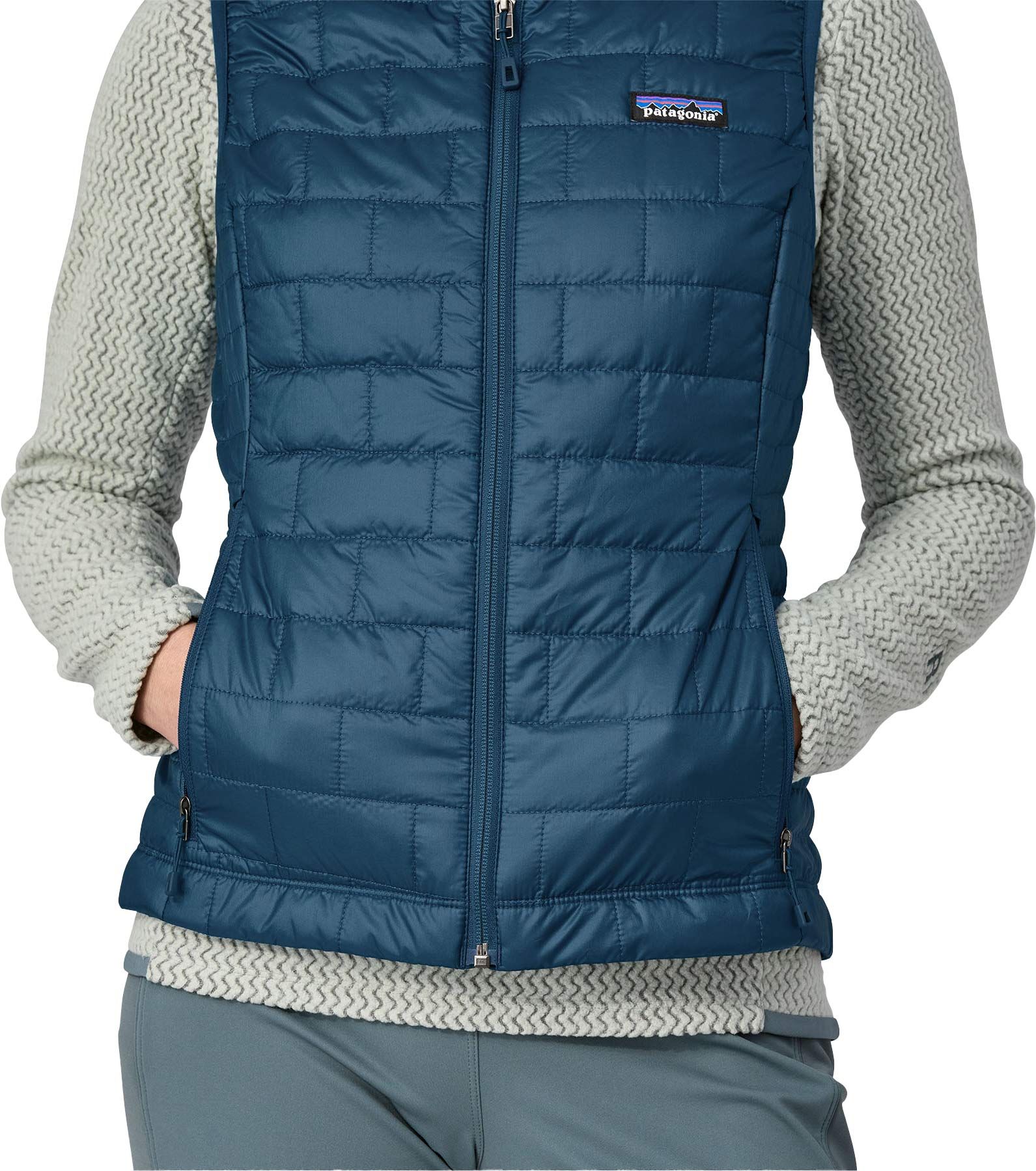 W's Nano Puff Vest Lagom Blue – Image 4