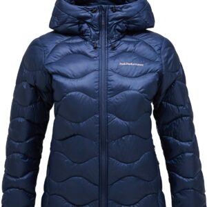 W Helium Down Hood Jacket Blue Shadow