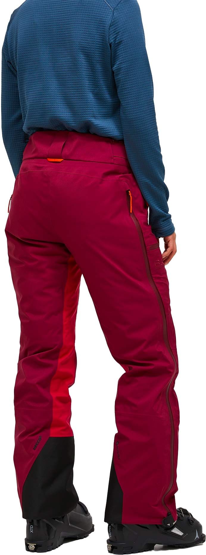 W Vislight Gore-Tex C-Knit 3L Pants Vertical Zenit Tech Burgundy – Image 5