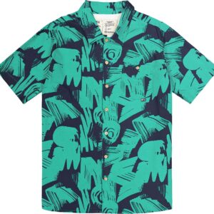 Mataikona SS Shirt Atlantic Coast Print