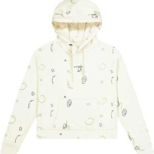 Neris Crop Hood Bloom Print