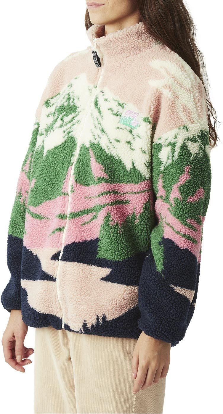 Nyss Zip Fleece Cloudy Landscape W