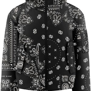 Julie Ski Jacket Paisley Black