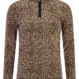 Prtrefuzzy 1/4 Zip Active Top True Black