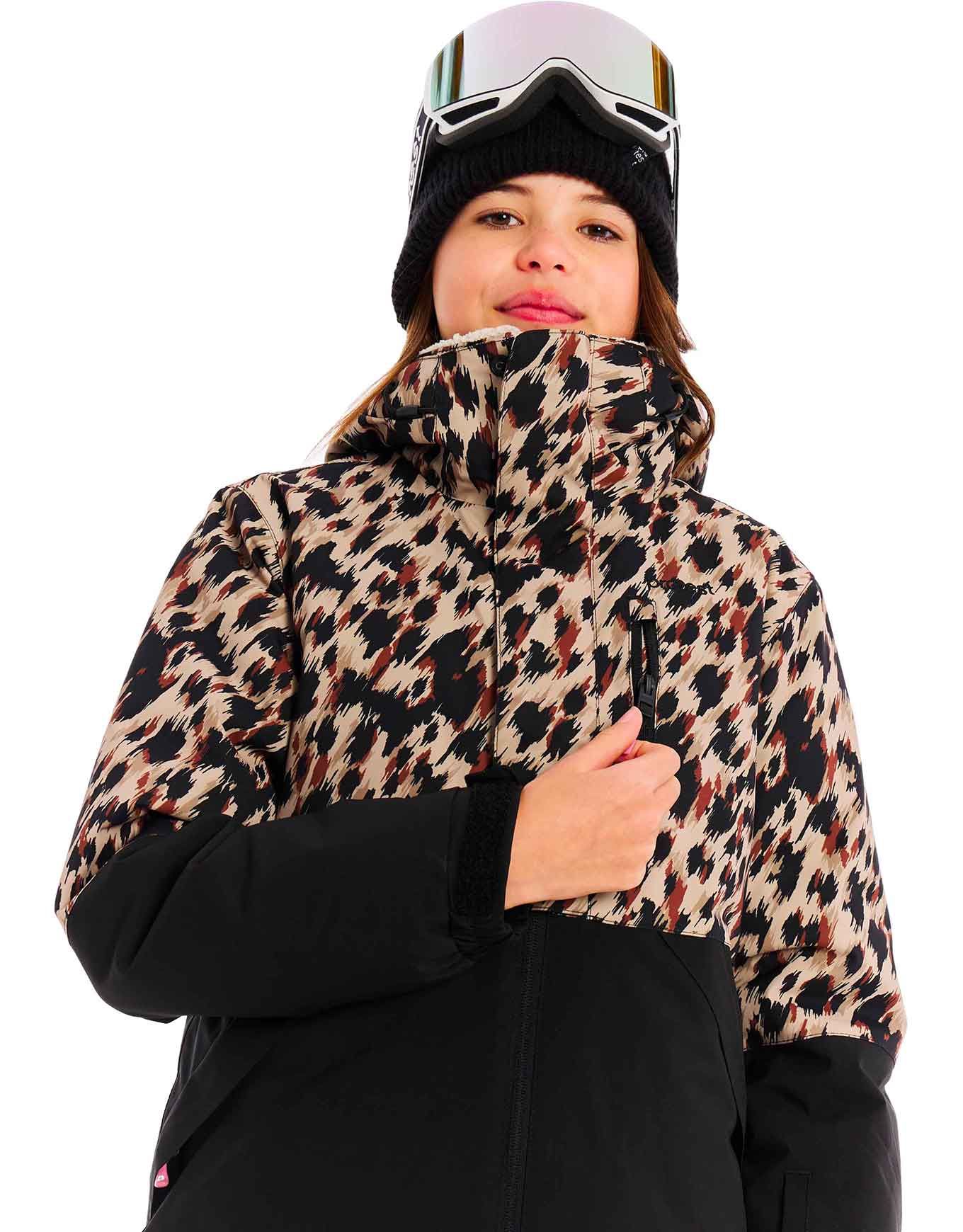 Prtleopart Jr Snowjacket Bamboo Beige – Image 2