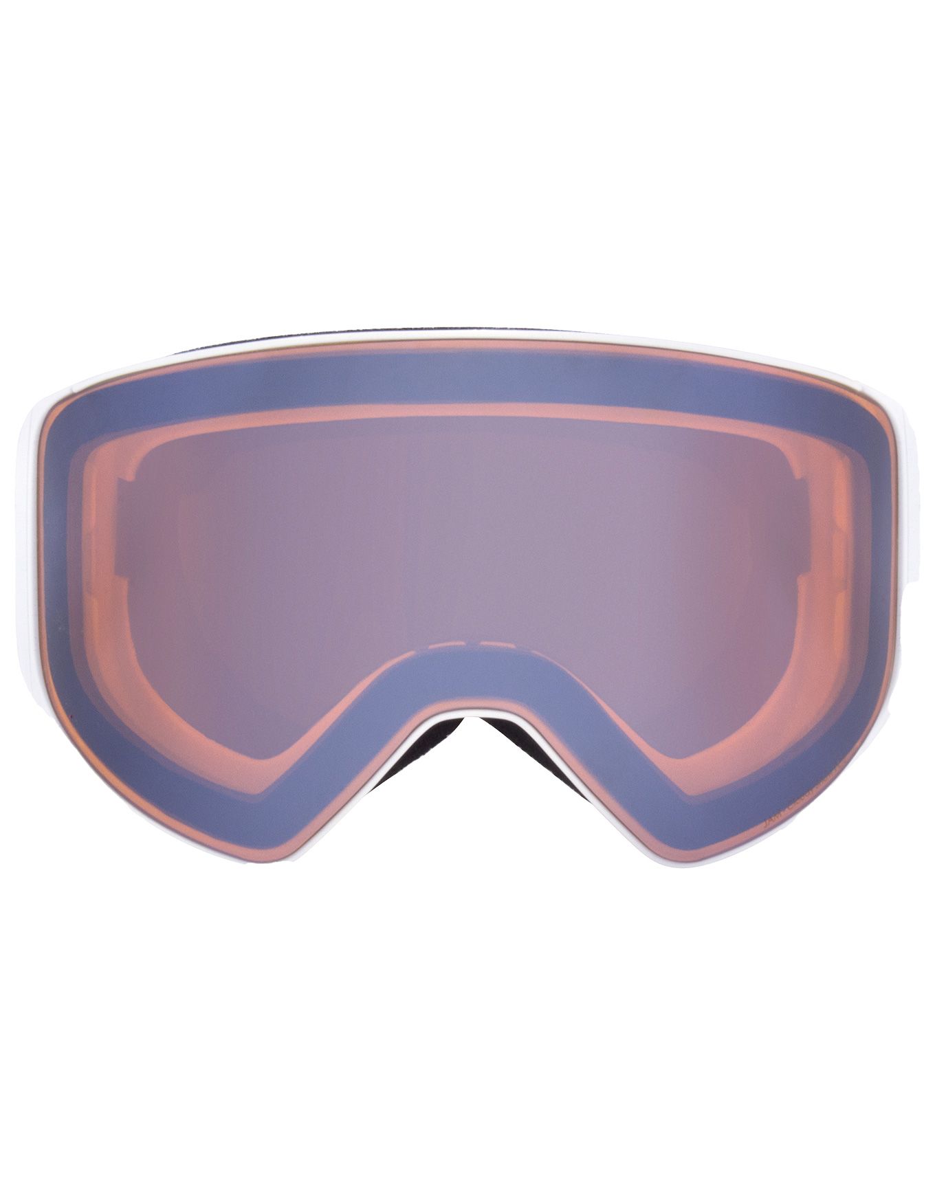 Jam Matt White / Brown with Red Mirror