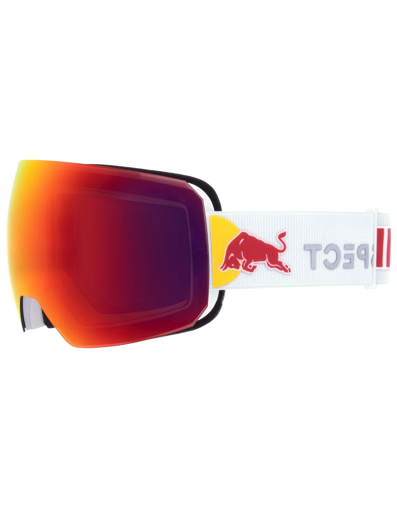 Reign White - Brown With Red Mirror