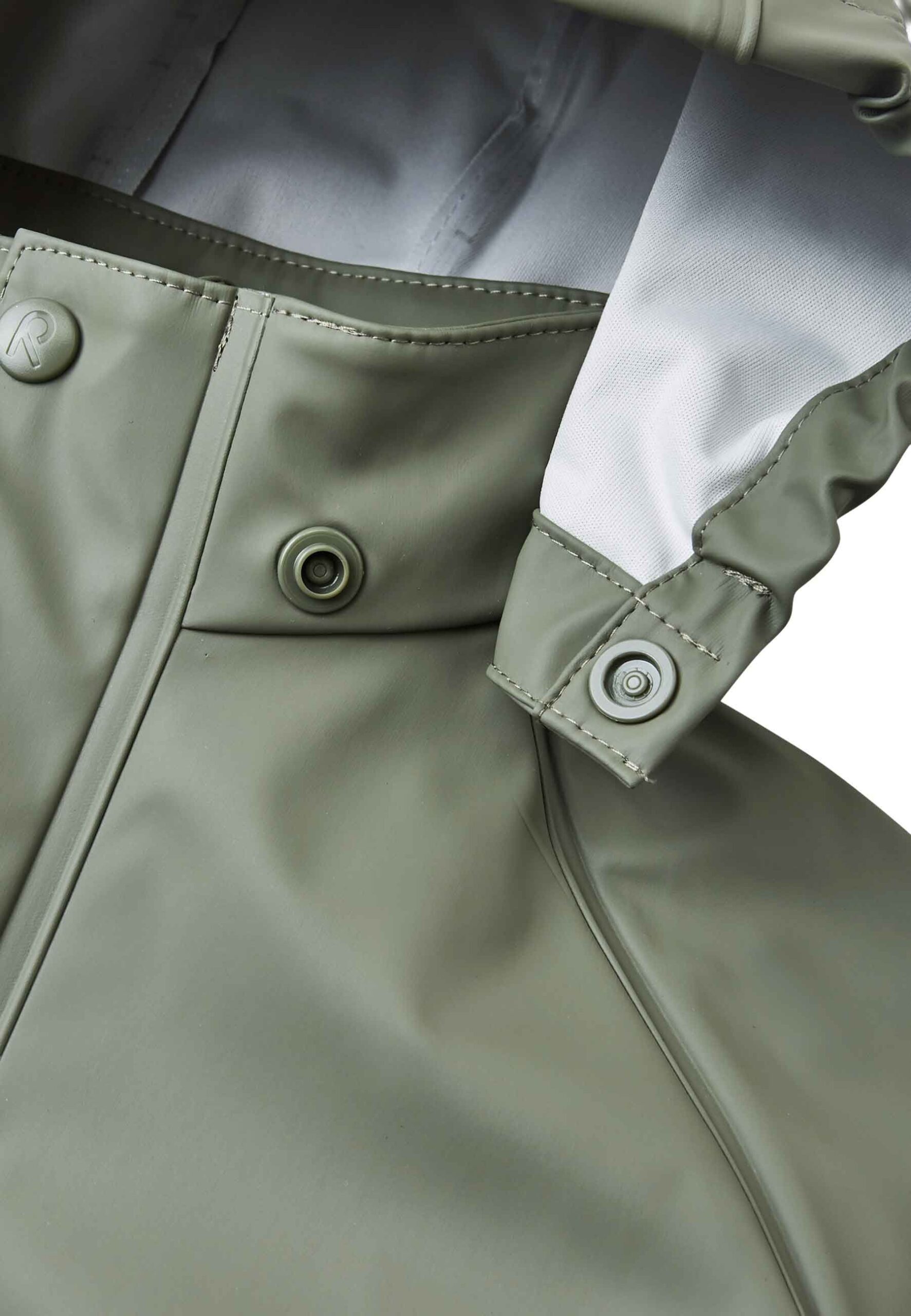 Lampi Raincoat Greyish Green – Image 5