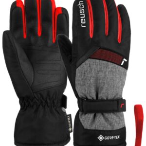 Reusch Flash Gore-Tex Junior Black Black Melang Fire Red