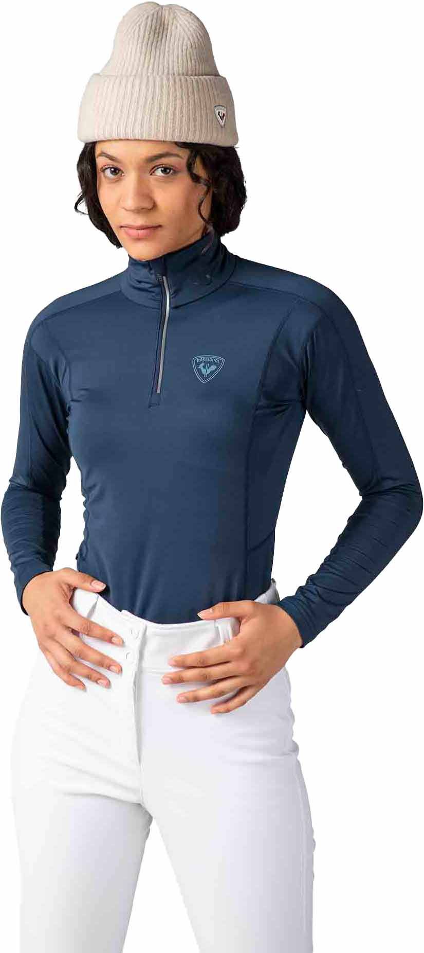 W Classique 1/2 Zip Dark Navy – Image 5