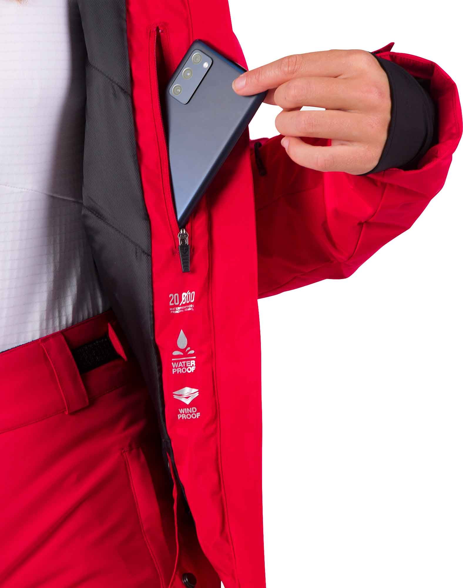 W Wispile Puffy Jacket Ruby Red – Image 5