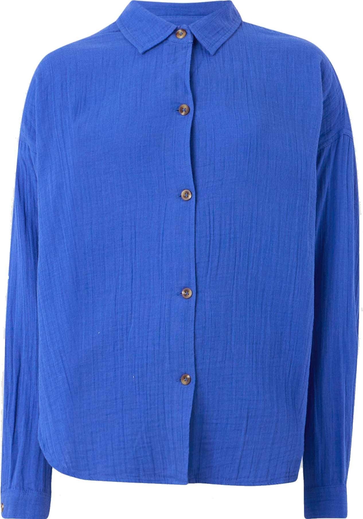Morning Time Oversize Shirt Dazzling Blue – Image 3