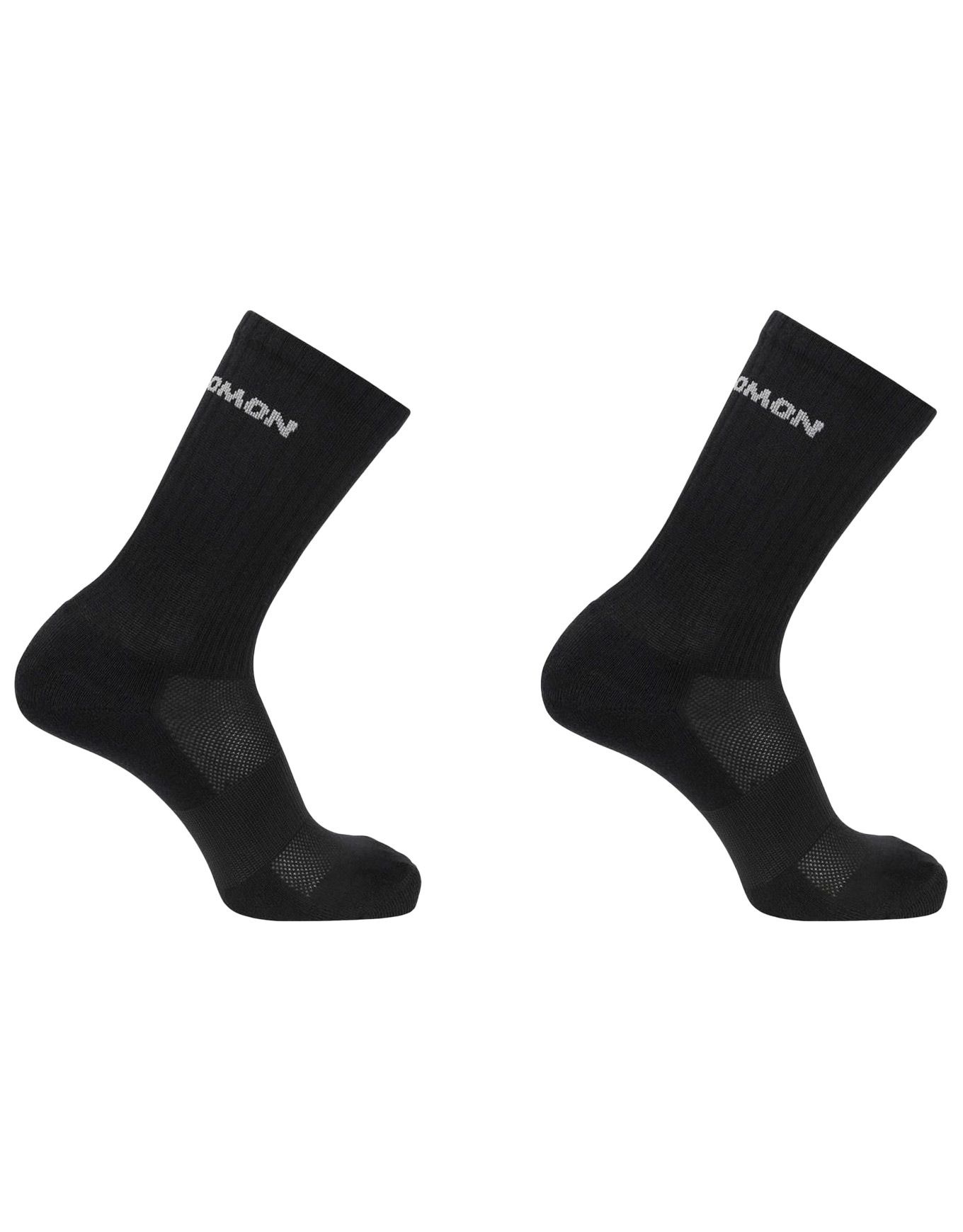Socks Evasion Crew 2-Pack Black/Black