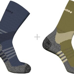 Socks X Ultra Access Crew 2- Gothic Olive/Grisaille