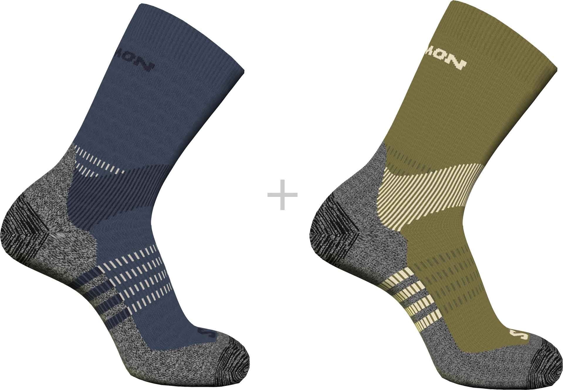Socks X Ultra Access Crew 2- Gothic Olive/Grisaille