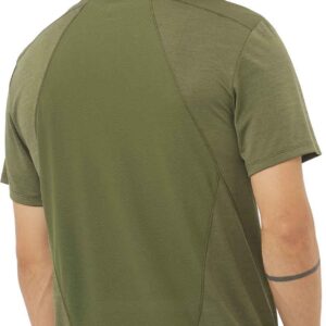 Outline SS Tee M Grape Leaf