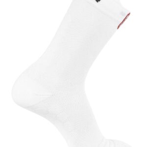 Socks S/Lab Glide Crew Vanilla Ice/Pompeian Red