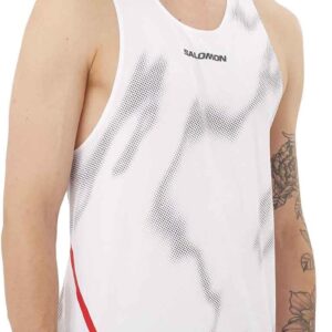 S/Lab Speed Singlet M White/Andorra