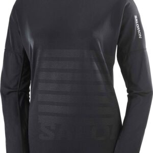 Sense Aero LS Tee GFX M Deep Black/Black Beauty