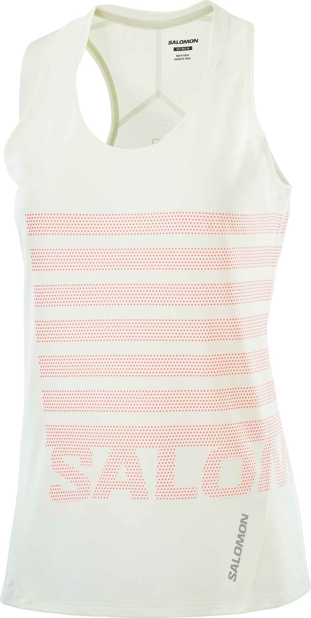 Sense Aero Singlet GFX W Icicle/Neon Flame – Image 3