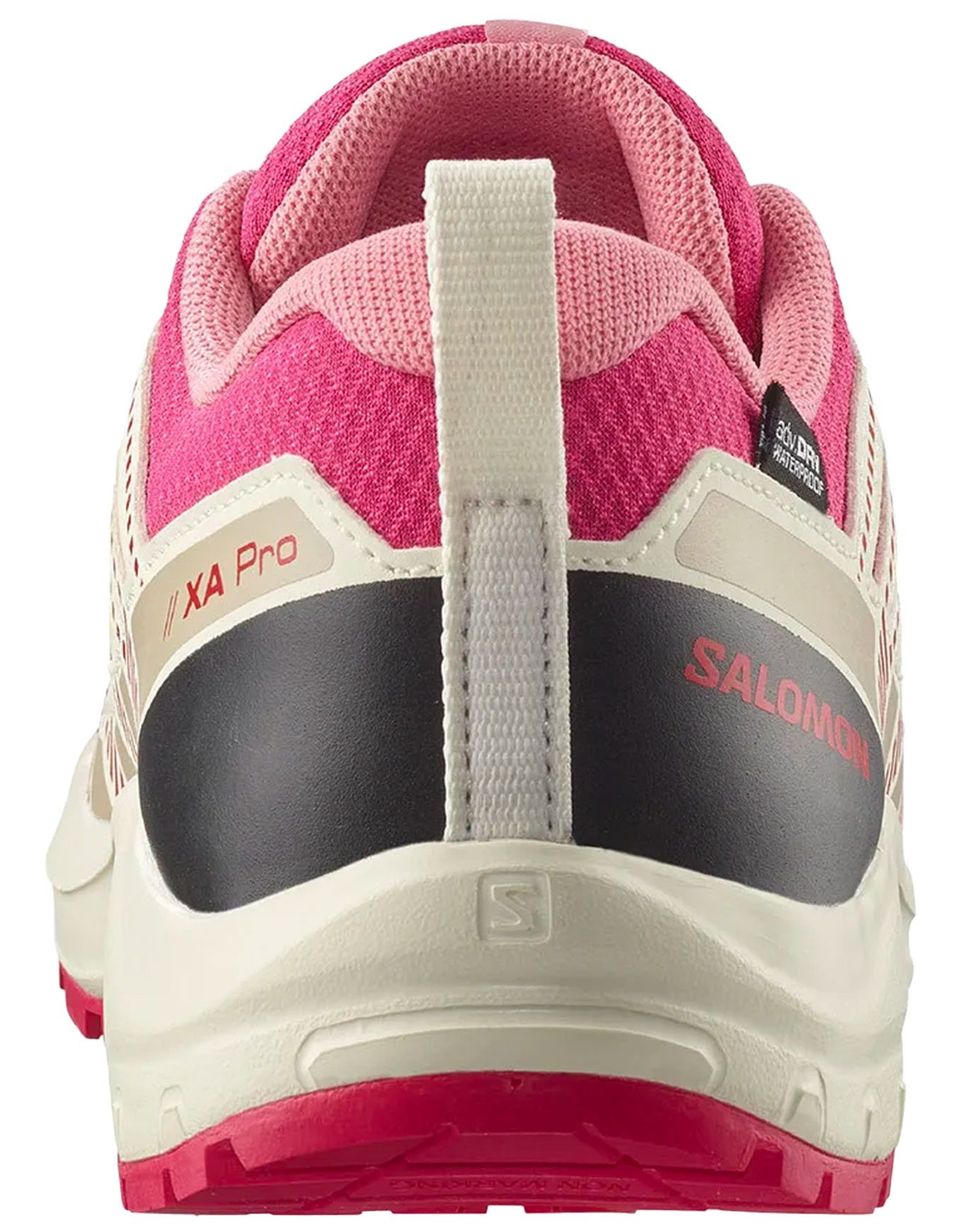 XA Pro V8 WP J Red / Vanilla Ice / Flamingo Pink – Image 4