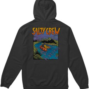 River Rats Hooded Fleece Black