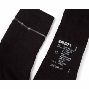 Merino Tube Socks Black Tie-Dye