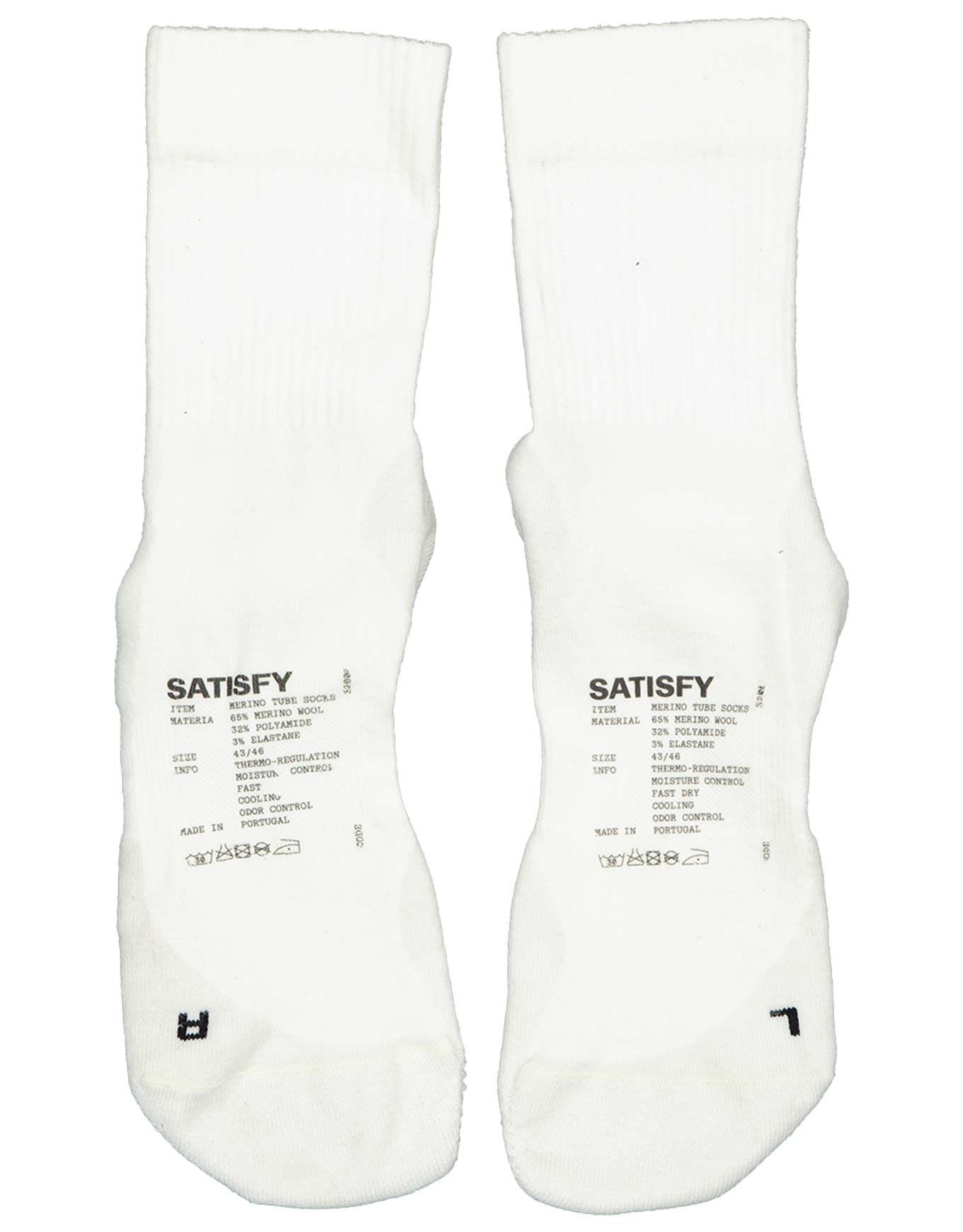 Merino Nylon Tube Socks Off-White