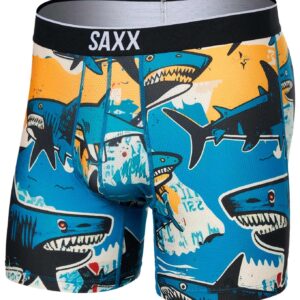 Volt Breathable Mesh Boxer Brief Shark Street Blue
