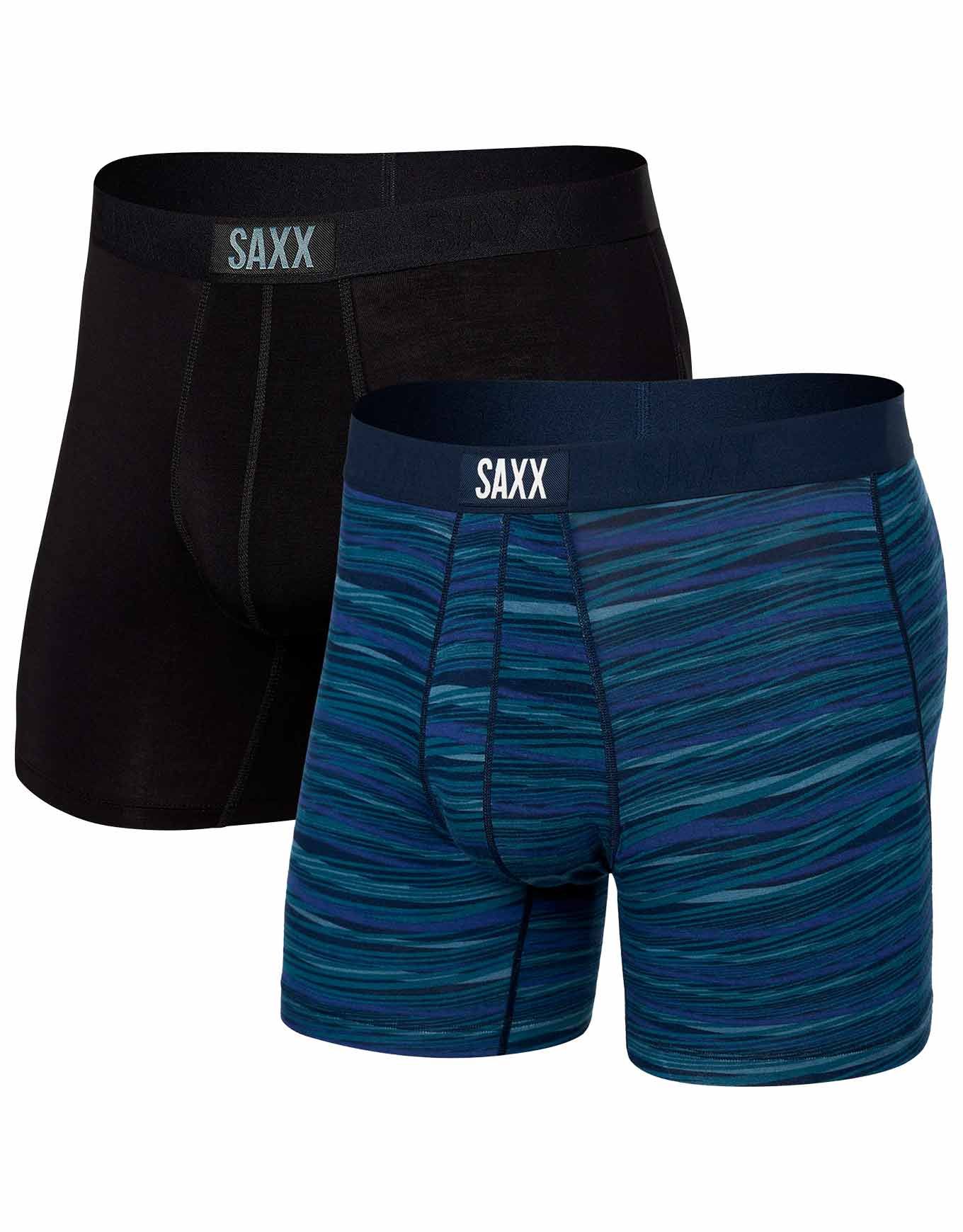 Vibe Super Soft Boxer Brief 2Pk Surge Spacedye / Navy
